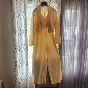 Elegant Cream Jumpsuit